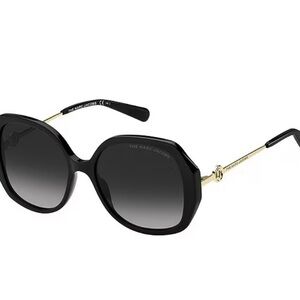 New Marc Jacobs Black and Gold Sunglasses